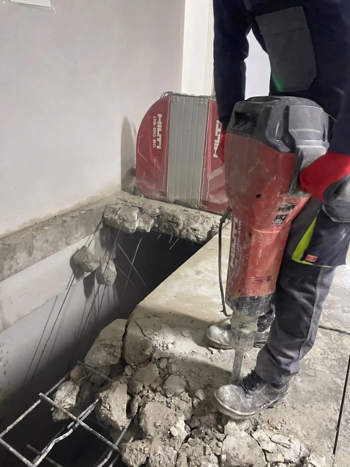 Thyrje Betoni në Podujevë nga Diamanti Teknik